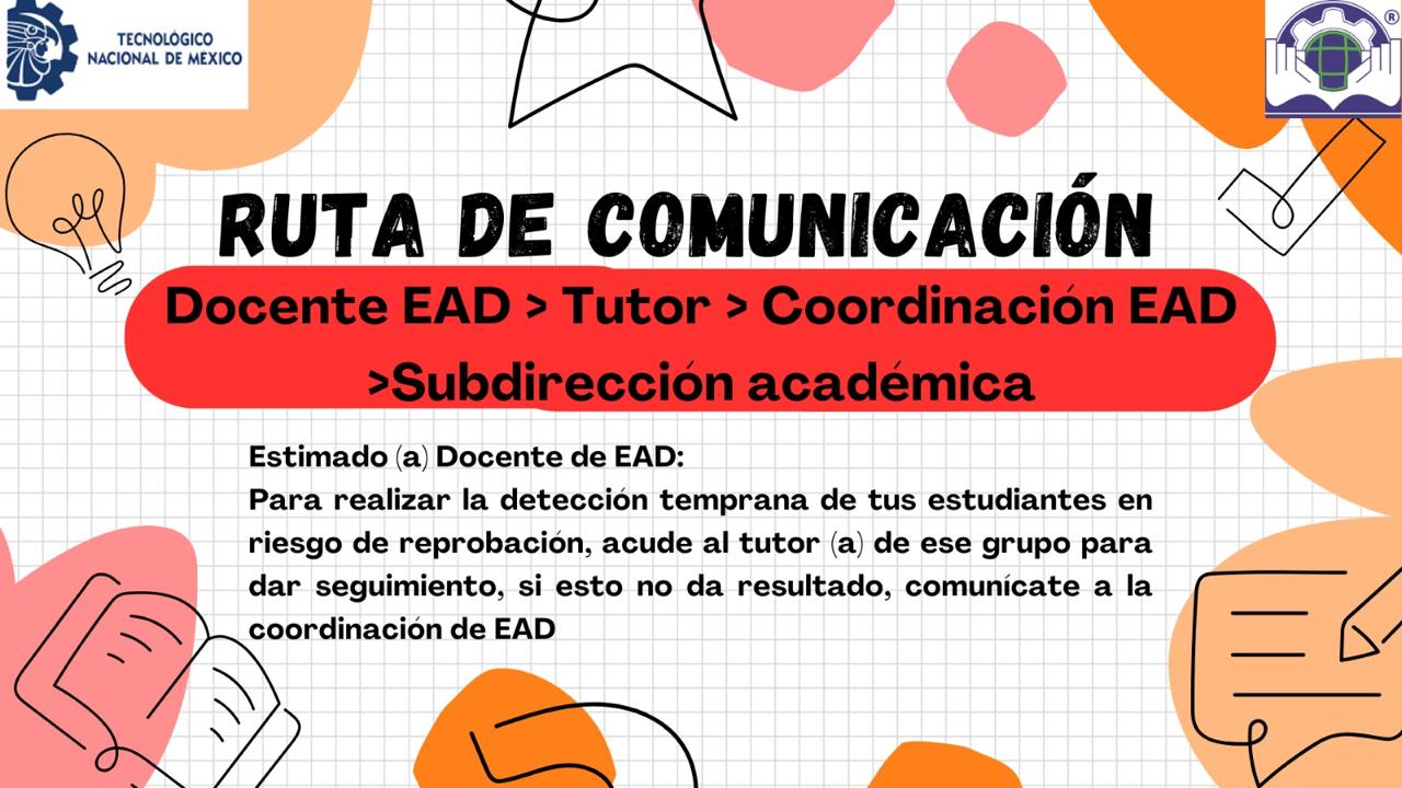 RUTA DE COMUNICACIÓN DOCENTES